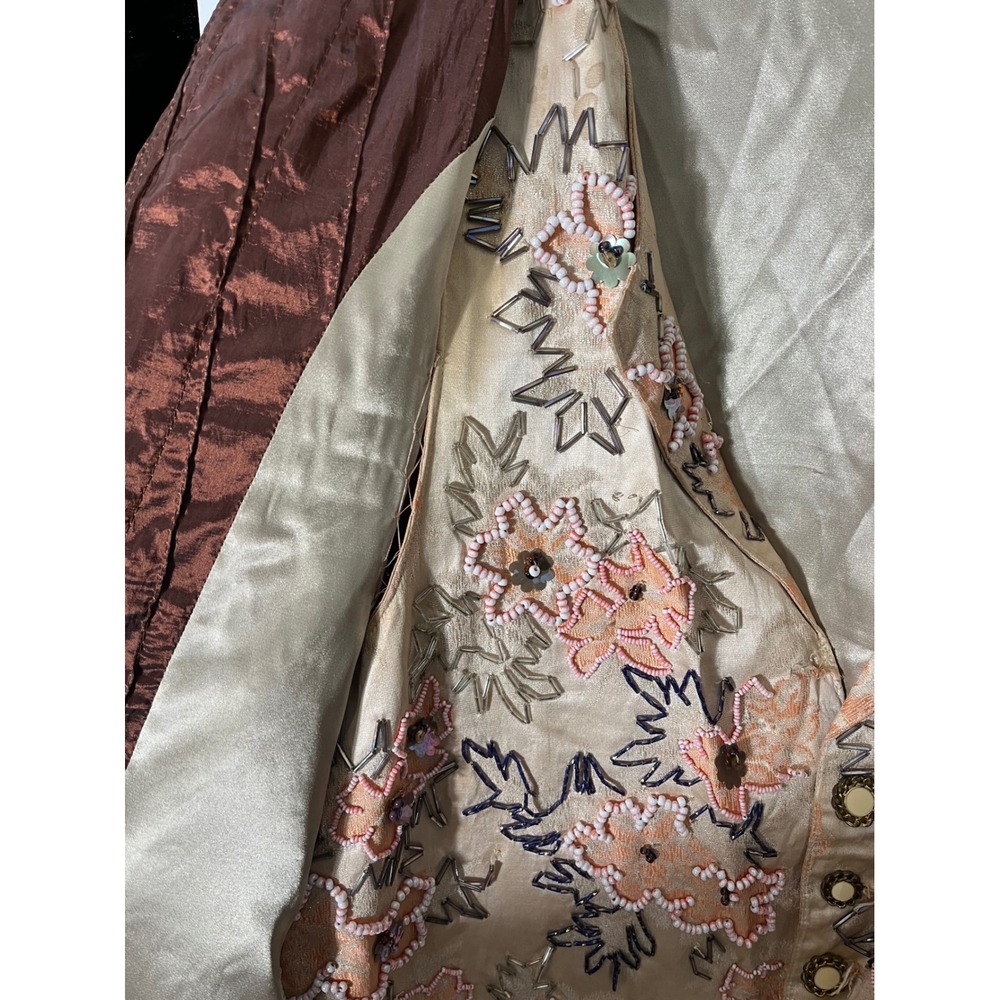 SMC Costume Grade Theatre Arts Brocade Overcoat Victorian Renfest Edwardian XXL - Picture 6 of 13